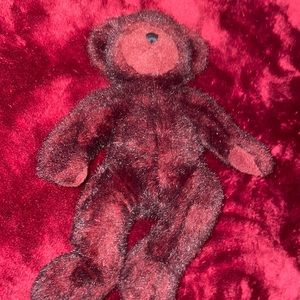 Burgundy Fur with Black Tips.